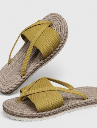 Gisandra™ Orthopedic Sandals in mint green featuring supportive straps and cushioned soles, designed for comfort and style.