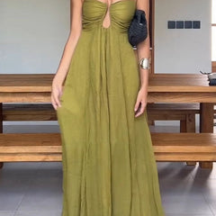 Stylish green Taylor guest dress by THE WHITMORE FAMILY, featuring a flattering fit and elegant design for special occasions.