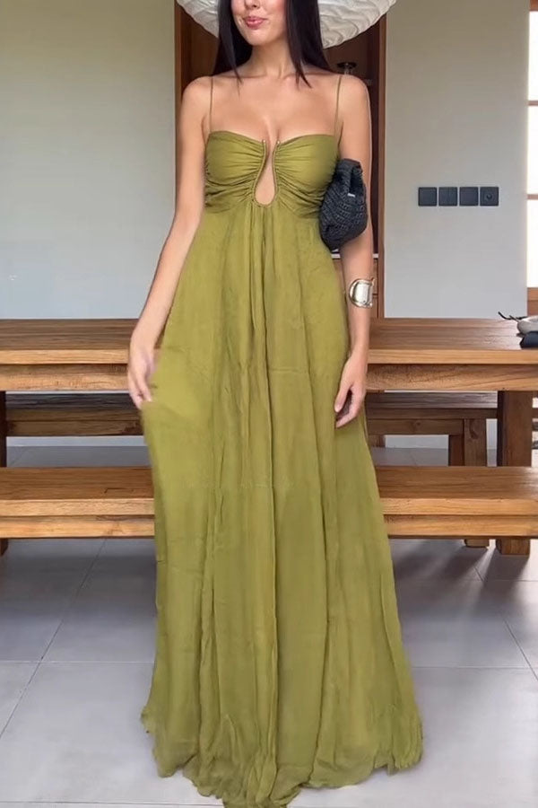 Stylish green Taylor guest dress by THE WHITMORE FAMILY, featuring a flattering fit and elegant design for special occasions.