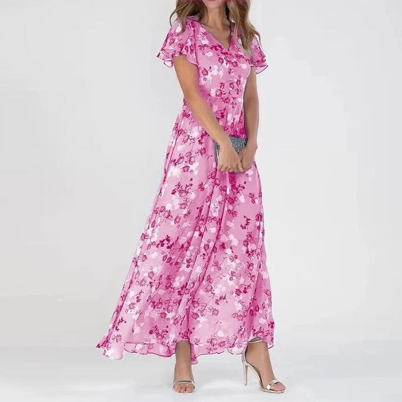 Orange Lily glamorous dress by THE WHITMORE FAMILY featuring belly coverage, elegant design, and stylish fit.