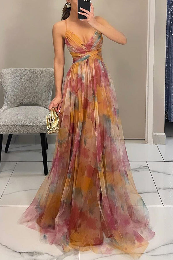 Grace romantic invisible dress by THE WHITMORE FAMILY shown in burnt orange, fitted silhouette, and elegant design.