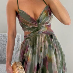 Grace romantic invisible dress from THE WHITMORE FAMILY, orange color, fitted style, shown on a model.