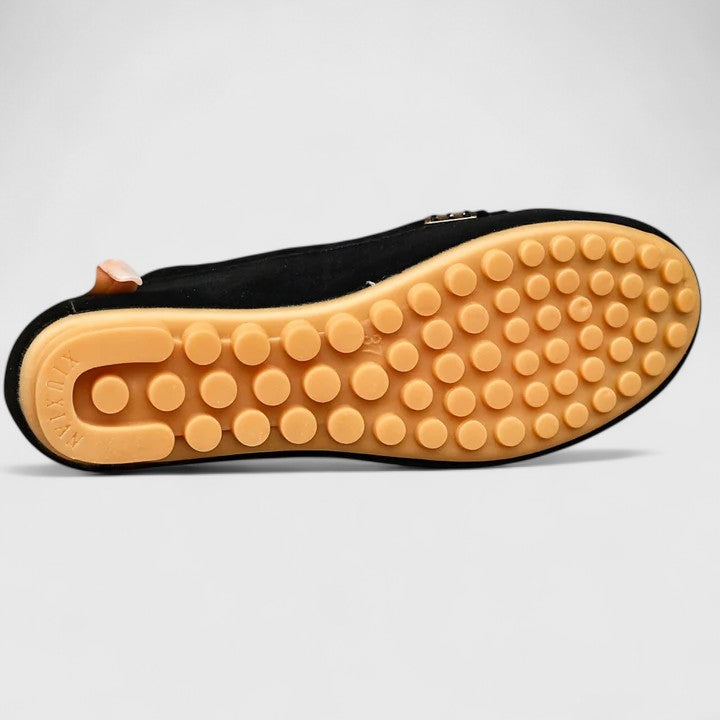 Pink Karlene orthopedic loafer by THE WHITMORE FAMILY featuring a comfortable slip-on design and cushioned insole.