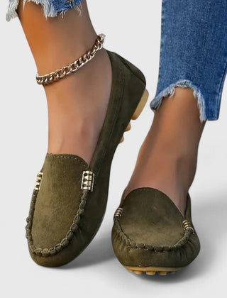 Pink Karlene orthopedic loafer by THE WHITMORE FAMILY featuring comfortable design and stylish slip-on style.