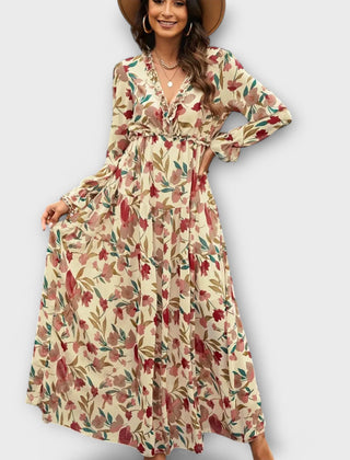 Pink Liv Helen Elegant Dress by THE WHITMORE FAMILY, featuring a stylish, flowing design perfect for special occasions.