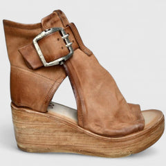 Purple Jess™ orthopedic wedge sandals by THE WHITMORE FAMILY featuring cushioned footbed and supportive design.