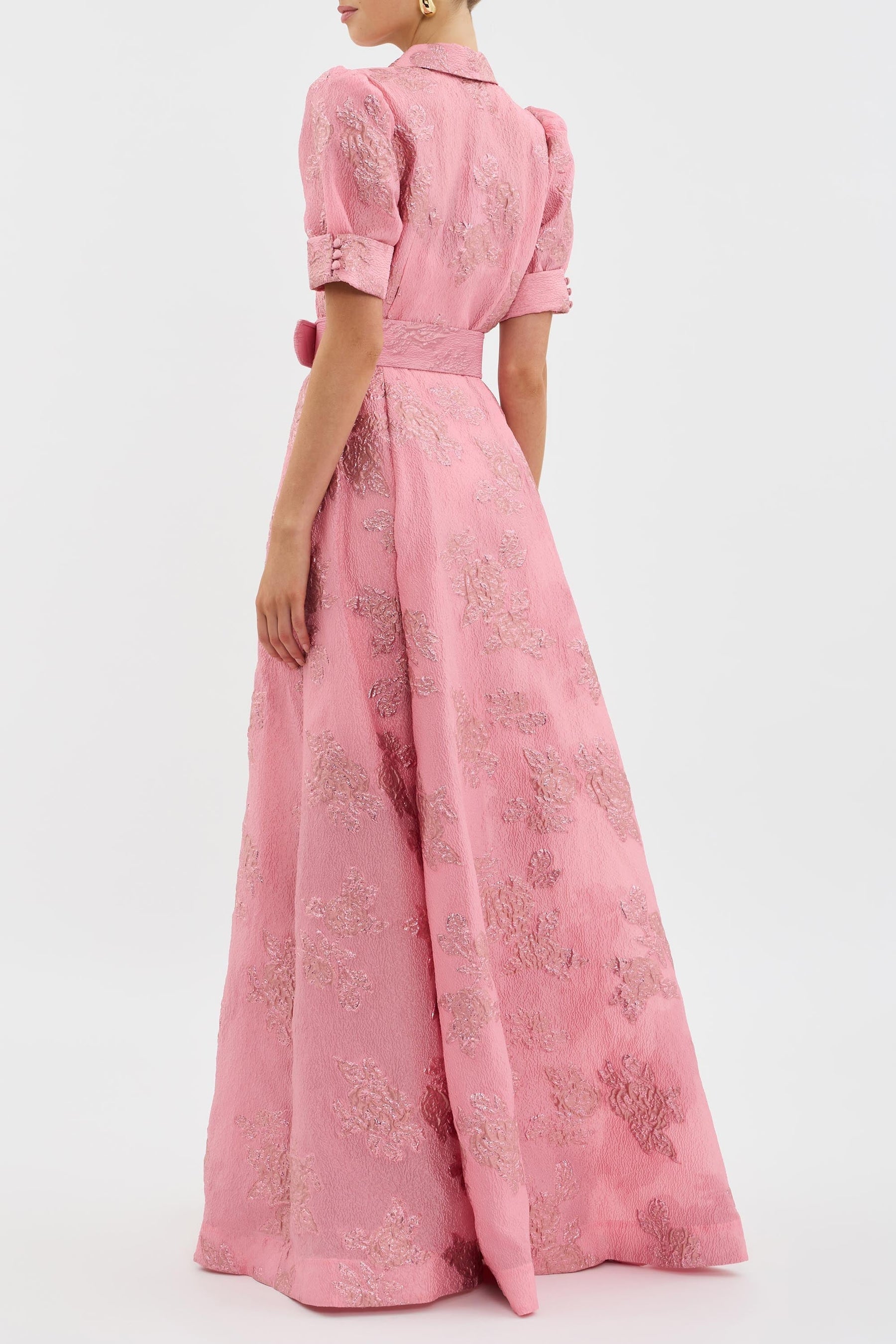 Anabella dress by THE WHITMORE FAMILY featuring short puff sleeves, soft fabric, and a stylish, feminine design.