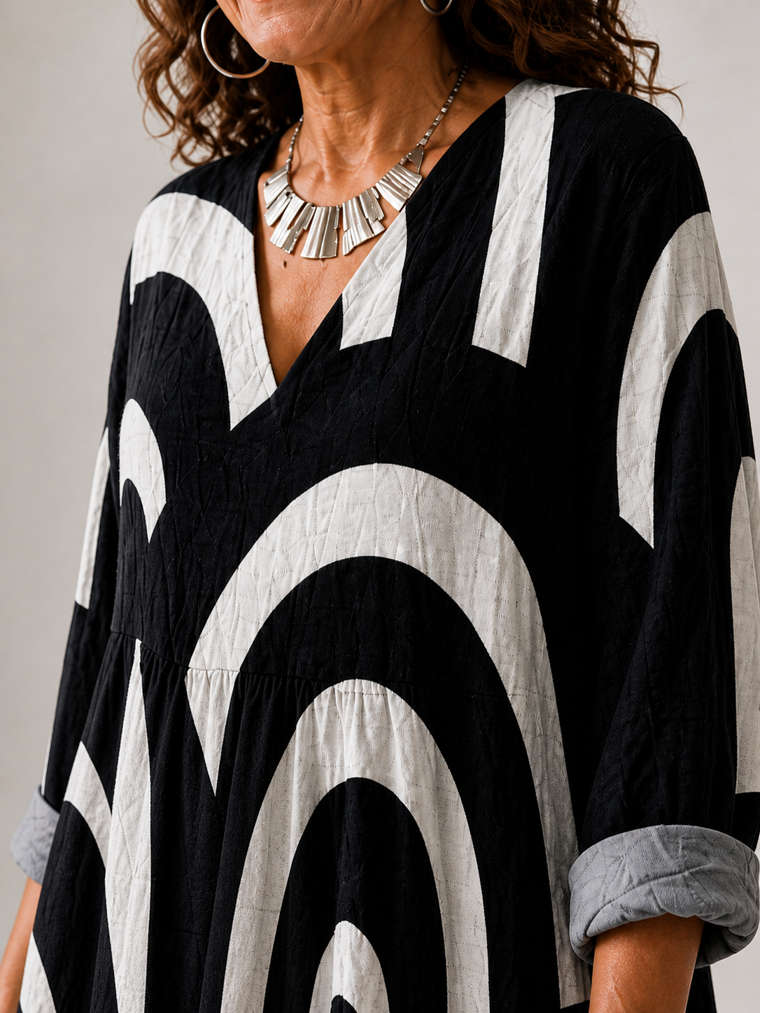 Cynthia Summer Breeze printed dress by THE WHITMORE FAMILY, featuring lightweight fabric and a colorful floral pattern.