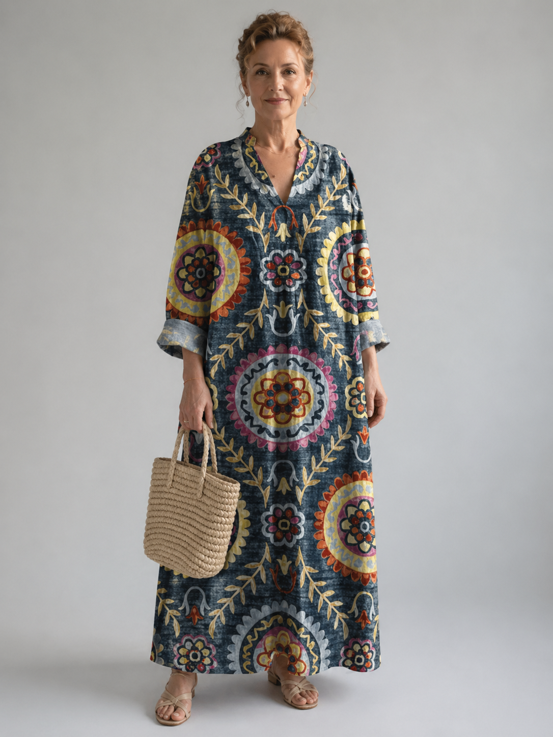 Light vintage dress named Olivia by THE WHITMORE FAMILY, featuring soft fabric and classic design details.