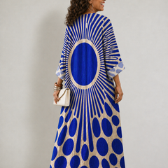 Women's Rosemary dress by THE WHITMORE FAMILY featuring vibrant colors and a comfortable, stylish fit.