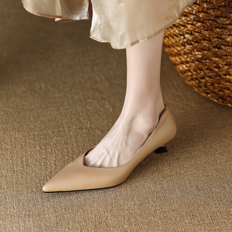 Beige Gerda Elegant Pumps by THE WHITMORE FAMILY, stylish sandal with a sleek design and comfortable fit.