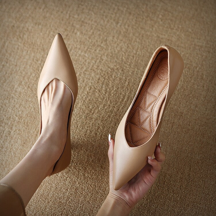 Beige Gerda Elegant Pumps by THE WHITMORE FAMILY, stylish sandal with a sleek design and comfortable heel.