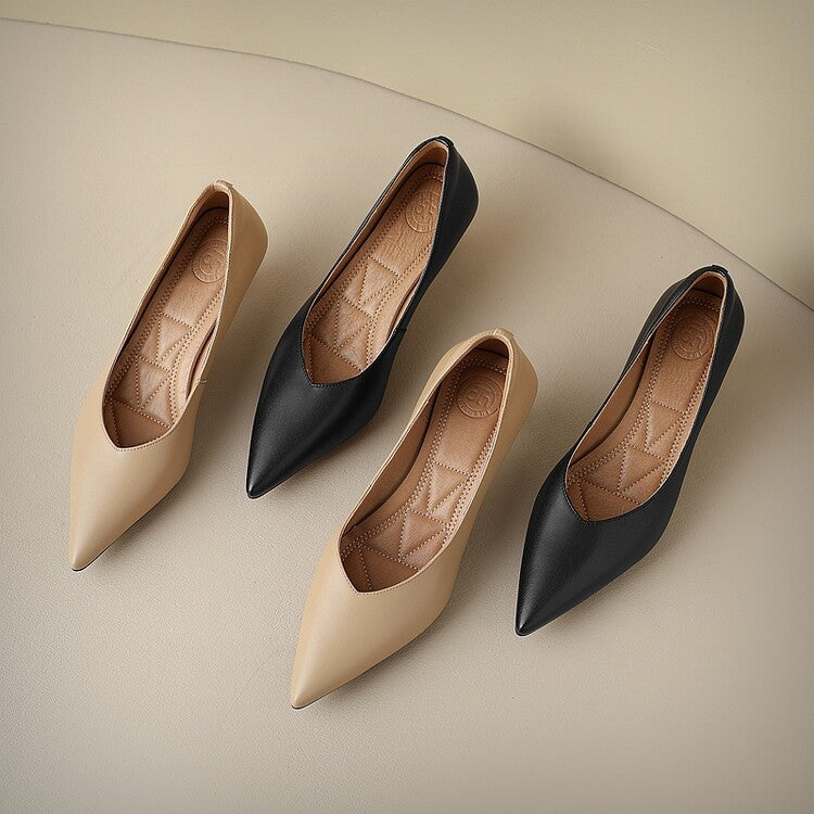 Beige THE WHITMORE FAMILY Gerda elegant pumps sandal with sleek design and pointed toe, perfect for stylish occasions.