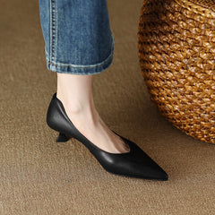 Beige Gerda elegant pumps by THE WHITMORE FAMILY, stylish sandal with a sleek design and classic silhouette.