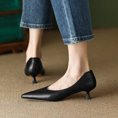 Beige Gerda elegant pumps by THE WHITMORE FAMILY, stylish sandal with a sleek design and comfortable fit.