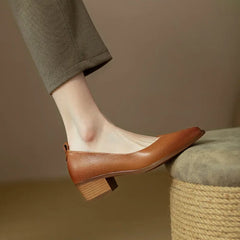 Beige Helen Classic Chic Pumps by THE WHITMORE FAMILY, stylish sandal with elegant design and comfortable fit.