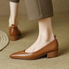 Beige Helen Classic Chic Pumps by THE WHITMORE FAMILY, stylish sandal with elegant design and comfortable fit.