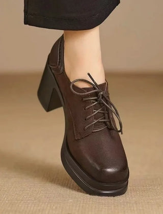 Brown Margot Classic Pumps by THE WHITMORE FAMILY, stylish sandal with sleek design and comfortable fit.