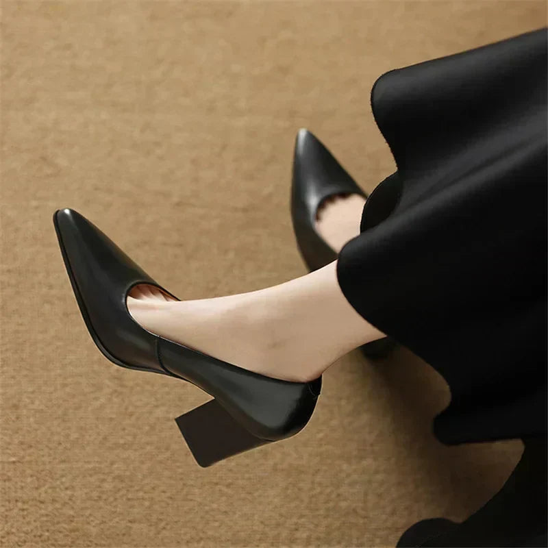 Brown Verona Elegant Pumps sandal by THE WHITMORE FAMILY with a sleek design and stylish strap details.