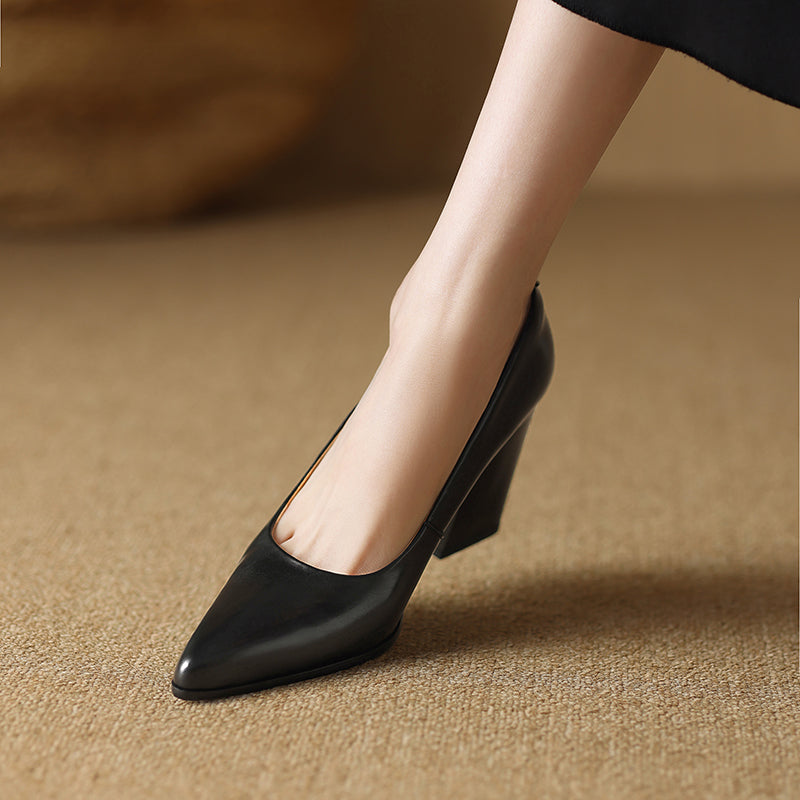 Brown Verona elegant pump sandal by THE WHITMORE FAMILY featuring a sleek strap design and comfortable heel.