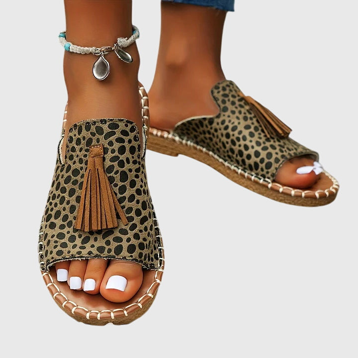 Lorraine™ orthopedic sandals by THE WHITMORE FAMILY featuring supportive straps and cushioned soles for comfortable wear.
