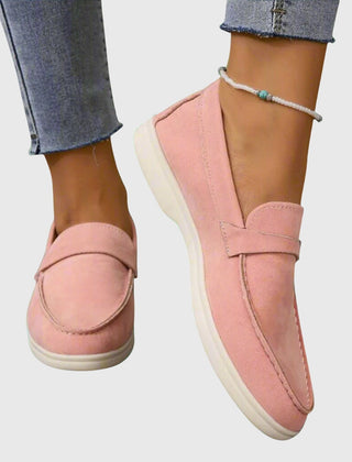 Camel Molly orthopedic loafers for women by THE WHITMORE FAMILY, stylish and supportive shoes with a comfortable slip-on design.