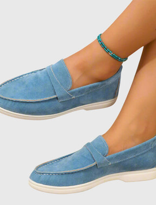 Camel Molly orthopedic loafers by THE WHITMORE FAMILY, stylish and comfortable shoes with supportive design for everyday wear.