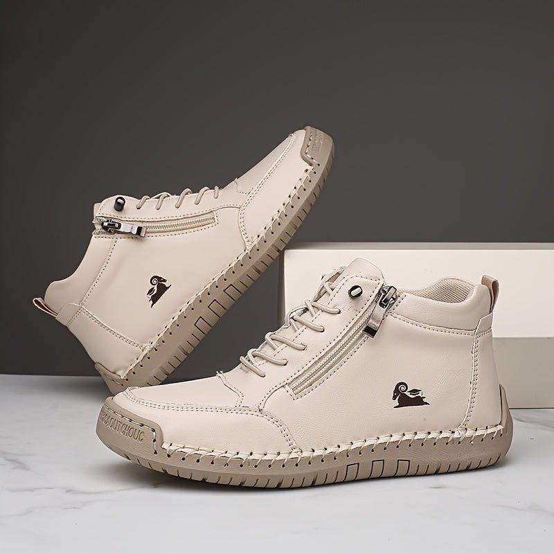Dark green Mathilde™ ergonomic support sneakers by THE WHITMORE FAMILY, featuring cushioned soles and supportive design.