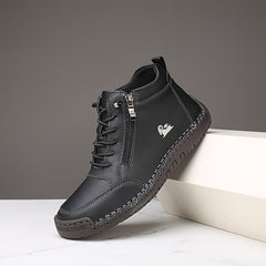Dark green Mathilde™ ergonomic support sneakers by THE WHITMORE FAMILY, featuring cushioned soles and breathable upper material.