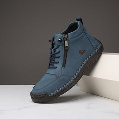 Dark green Mathilde™ ergonomic support sneakers by THE WHITMORE FAMILY, featuring cushioned soles and breathable fabric.