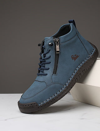 Dark green Mathilde™ ergonomic support sneakers by THE WHITMORE FAMILY, featuring cushioned soles and breathable fabric.