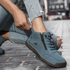 Dark green Mathilde ergonomic support sneakers by THE WHITMORE FAMILY, showing the comfortable, supportive shoe design and laces.