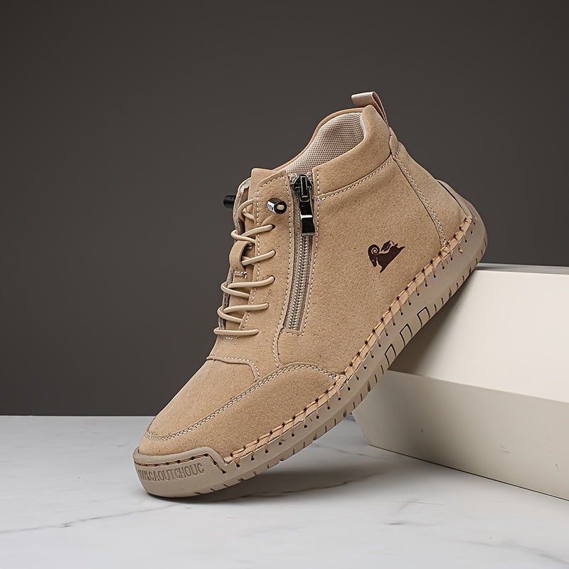 Dark green Mathilde™ ergonomic support sneakers by THE WHITMORE FAMILY, featuring a comfortable shoe design with supportive soles.