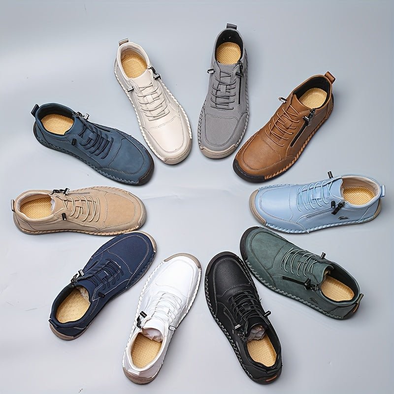 Dark green Mathilde™ ergonomic support sneakers by THE WHITMORE FAMILY, showcasing cushioned soles and breathable design.