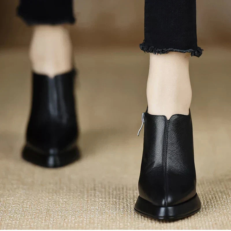 Brown Carina™ stylish pumps by THE WHITMORE FAMILY, elegant shoes with a sleek design and comfortable fit.