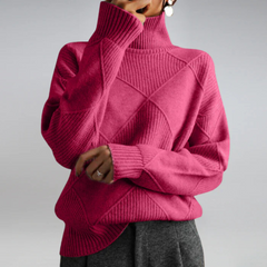 Lauren™ Luxe Turtleneck Sweater from THE WHITMORE FAMILY, soft knit sweater with a high turtleneck and cozy fit.