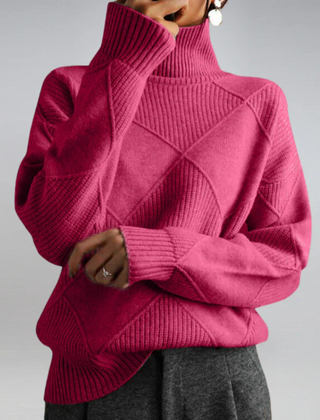 Lauren™ Luxe Turtleneck Sweater from THE WHITMORE FAMILY, soft knit sweater with a high turtleneck and cozy fit.