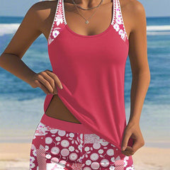 Purple Nina™ fashionable swimwear set by THE WHITMORE FAMILY, stylish one-piece swimsuit with modern design and comfortable fit.
