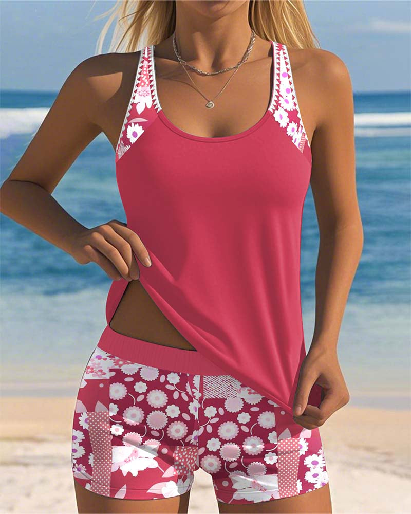 Purple Nina™ fashionable swimwear set by THE WHITMORE FAMILY, stylish one-piece swimsuit with modern design and comfortable fit.