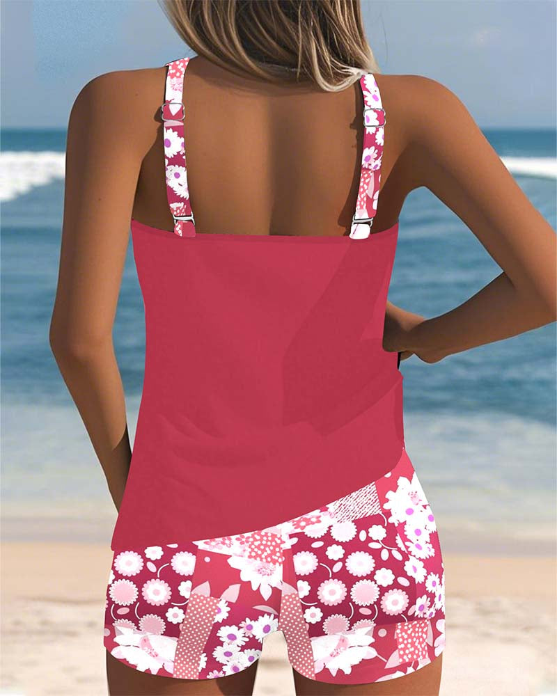 Purple Nina™ fashion swimwear set by THE WHITMORE FAMILY featuring stylish swimsuits for women.