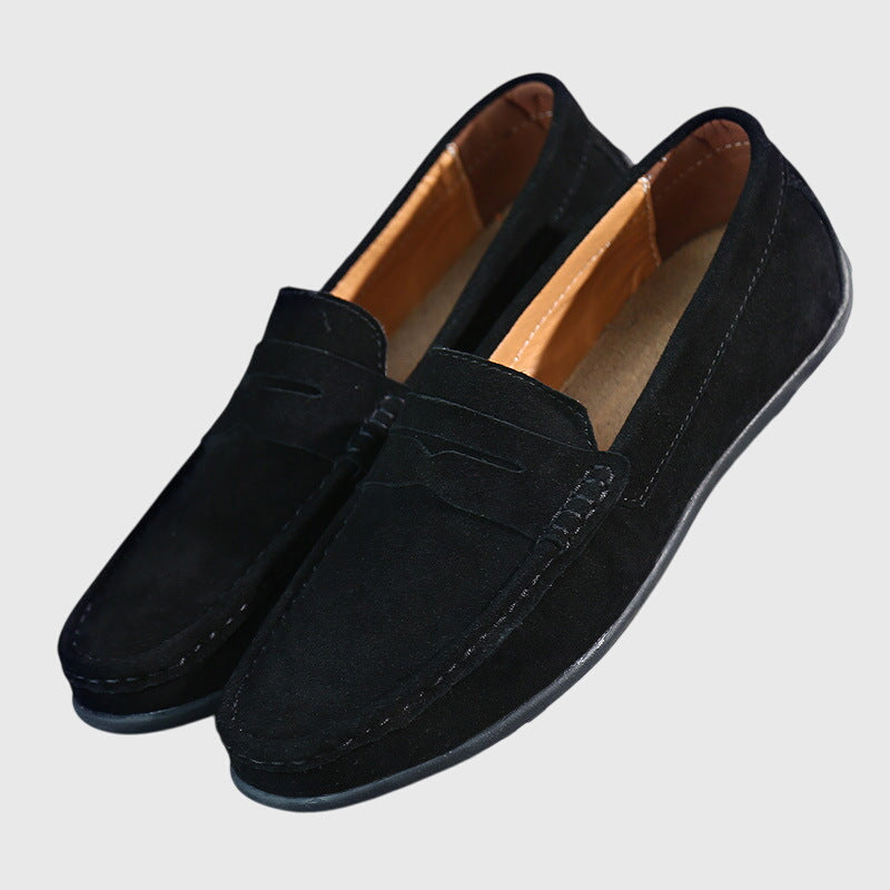 Tan Rosaly orthopedic loafers by THE WHITMORE FAMILY, featuring comfortable, supportive footwear with a classic slip-on design.
