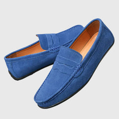 Tan Rosaly orthopedic loafers by THE WHITMORE FAMILY, featuring a comfortable slip-on design and supportive sole.
