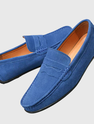Tan Rosaly orthopedic loafers by THE WHITMORE FAMILY, featuring a comfortable slip-on design and supportive sole.