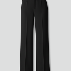 Women’s high waist palazzo trousers with wide legs from THE WHITMORE FAMILY, shown in a stylish fit on a model.