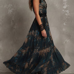 Gillian™ Maxi Dress by THE WHITMORE FAMILY, lightweight flowy fabric, sleeveless design, and ankle-length silhouette.