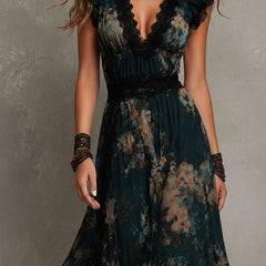 Gillian™ Maxi Dress by THE WHITMORE FAMILY, flowing lightweight fabric, sleeveless design, elegant ankle-length silhouette.