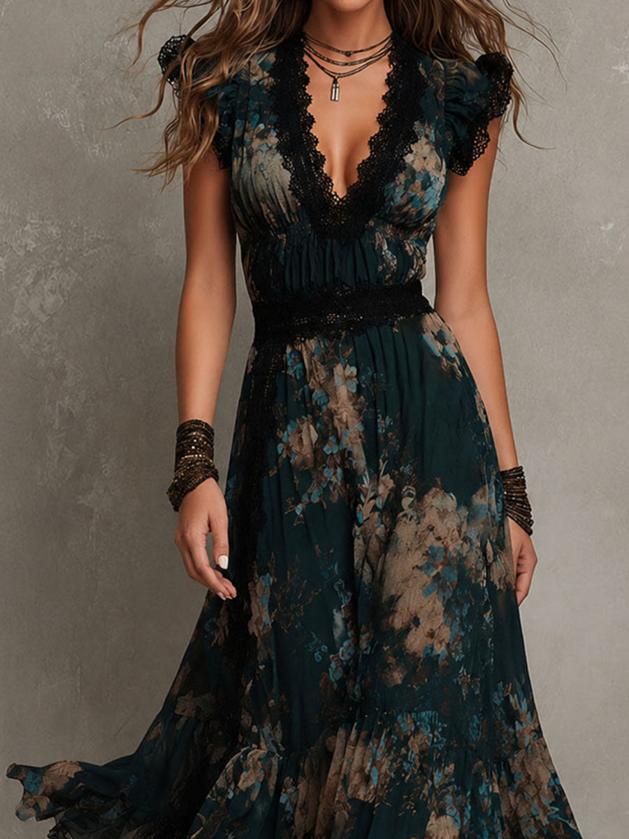 Gillian™ Maxi Dress by THE WHITMORE FAMILY, flowing lightweight fabric, sleeveless design, elegant ankle-length silhouette.