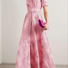 Aria dress by THE WHITMORE FAMILY featuring short puff sleeves, light fabric, and a stylish, feminine silhouette.
