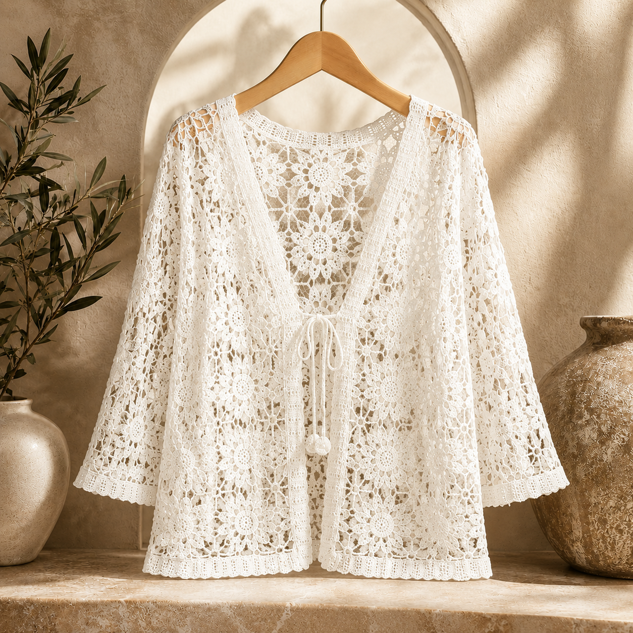 Elora Crochet Cardigan