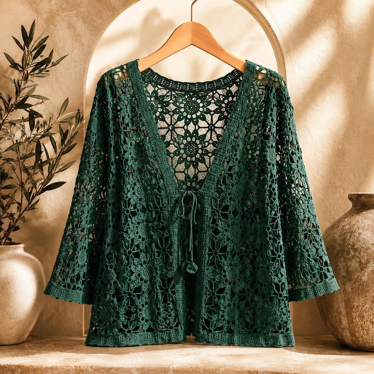 Elora Crochet Cardigan